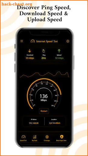 Internet Speedtest Meter 3G 4G 5G Speed Test Meter screenshot
