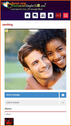 Interracial Singles Club: Black & White Dating App screenshot