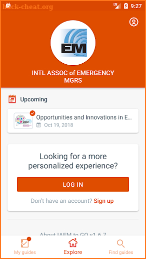 INTL ASSOC of EMERGENCY MGRS screenshot