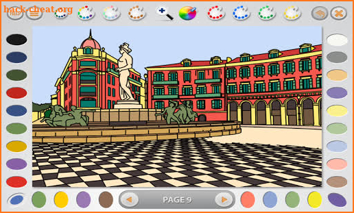 Intricate Coloring 1: Places screenshot