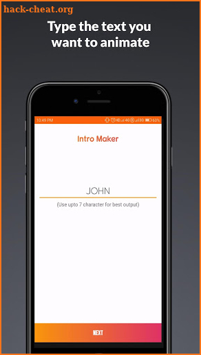 Intro Maker screenshot