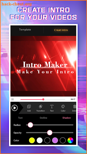 Intro Maker - Video Editor For Youtube screenshot