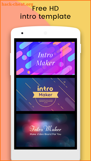 Intro Maker With Music, Crop & Video Editor screenshot