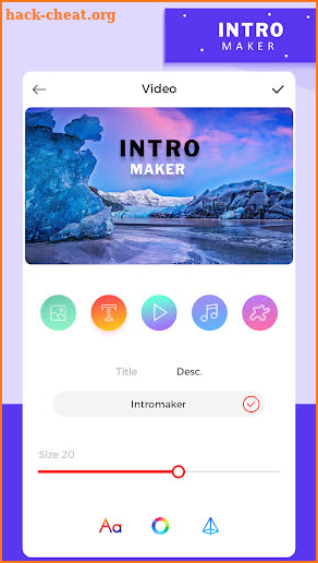 Intro Movie Maker With Music screenshot