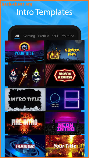 Intro Video maker Logo intro screenshot