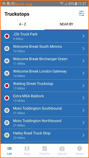 intruck - Truckstop App screenshot