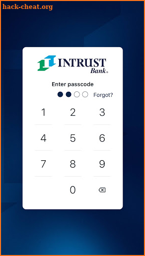 INTRUST Bank screenshot