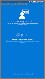 Intune Company Portal screenshot