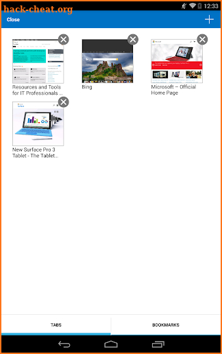 Intune Managed Browser screenshot