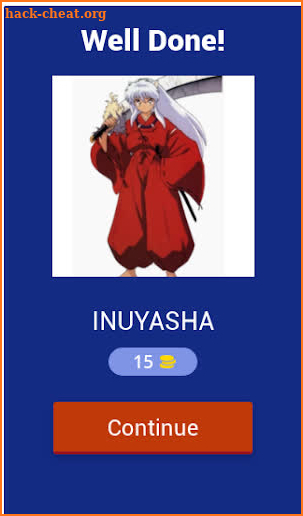Inuyasha Characters Quiz Game screenshot