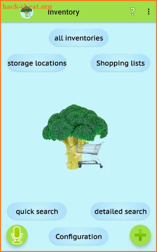 Inventory and Shopping list Manager screenshot