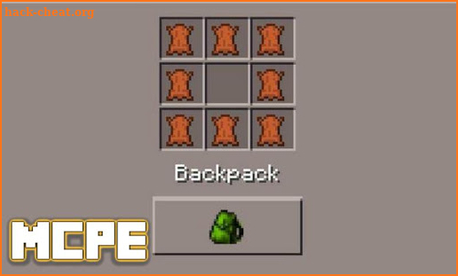 Inventory Backpack Mod for MCPE screenshot