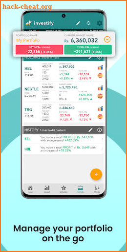 Investify PSX Stocks Pakistan screenshot