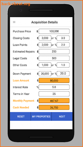 Investment Property Calculator - Real Estate screenshot