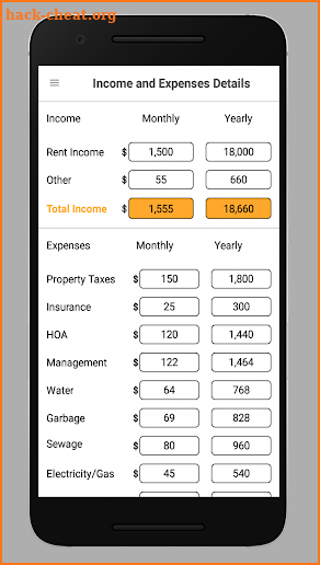 Investment Property Calculator - Real Estate screenshot