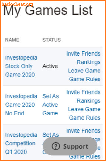 Investopedia: Market Sim screenshot