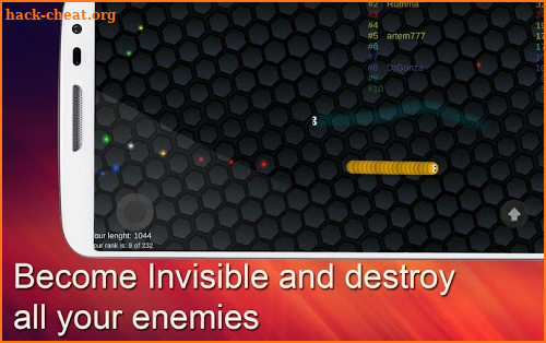 Invisible Cover for Super Slither io screenshot