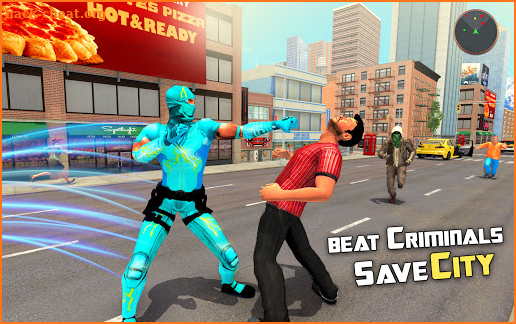 Invisible Ninja Rope Hero: Light Speed Robot Games screenshot