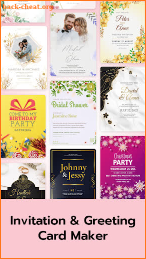 invitation Card Maker & Design screenshot