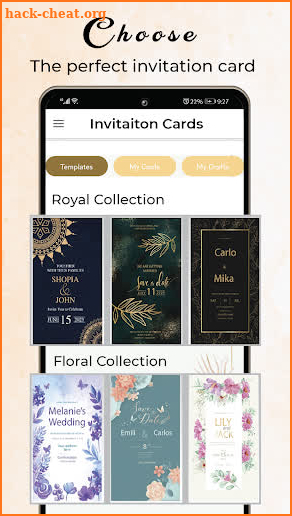 Invitation Card Maker & Ecards screenshot