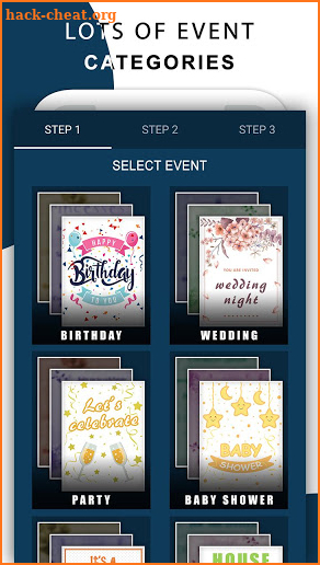 Invitation Card Maker: Ecards & Digital invites screenshot