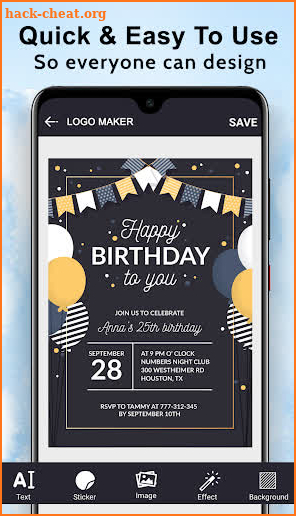 Invitation Card Maker Greeting Ecards maker screenshot