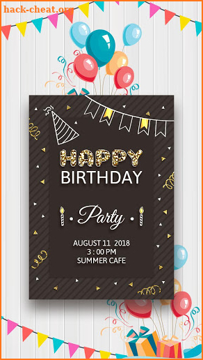 Invitation Card Maker, Invite Maker (RSVP) screenshot