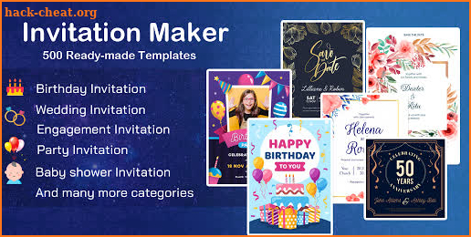 Invitation maker 2020 Free Birthday, Wedding card screenshot