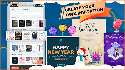 Invitation maker: Card Creator screenshot