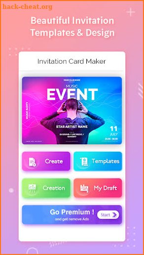 Invitation Maker : Invitation Card Maker screenshot