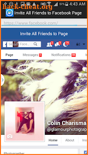 Invite all Friends to a Page screenshot