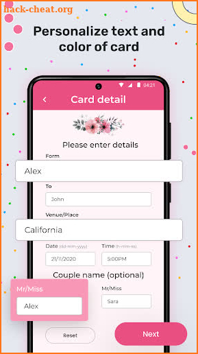 Invite Card, Birthday Card screenshot