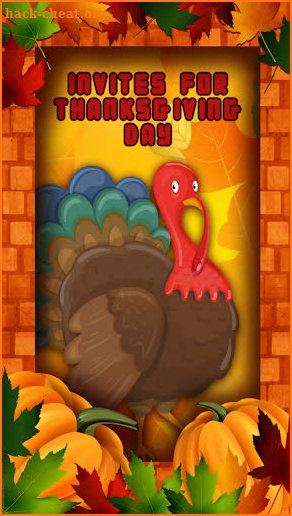Invites For Thanksgiving Day screenshot