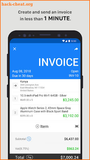 Invoice Maker - Tiny Invoice screenshot