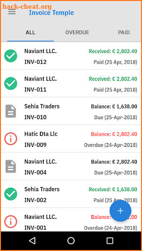 Invoice Temple - Invoice, Billing and Estimations screenshot