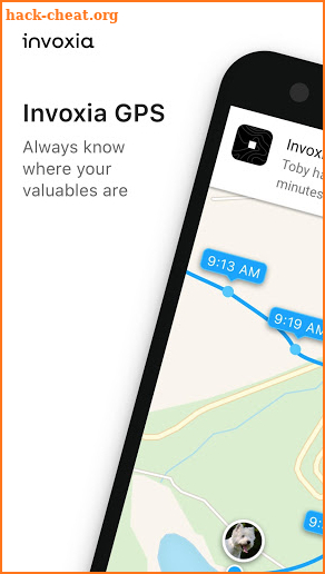 Invoxia GPS screenshot