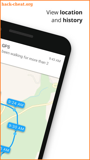 Invoxia GPS screenshot