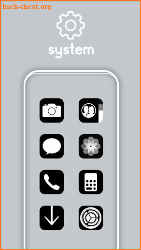 iOS 14 Black - Icon Pack screenshot