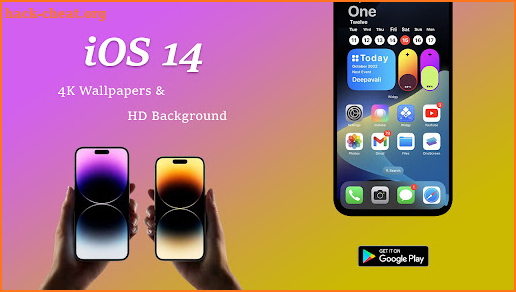 iOS 14 launcher for Android screenshot