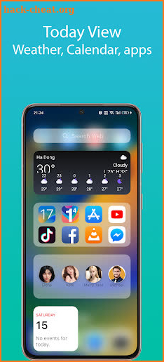 iOS 17 Launcher - Phone 15 Pro screenshot