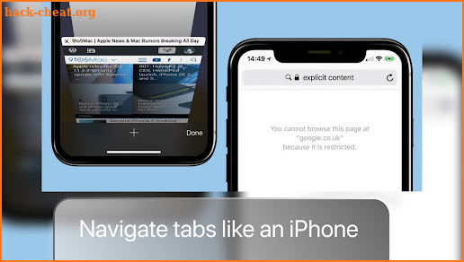 iOS Browser 2 - iphone style screenshot