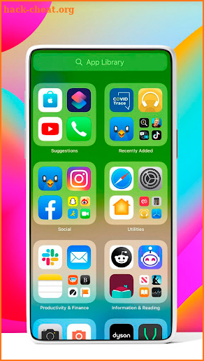 IOS launcher 14 MAX screenshot