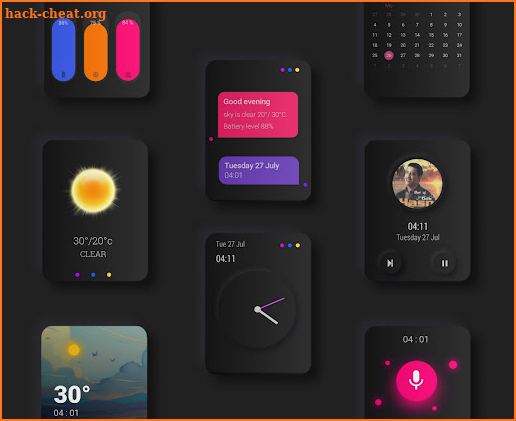 IOS widgets for kwgt screenshot