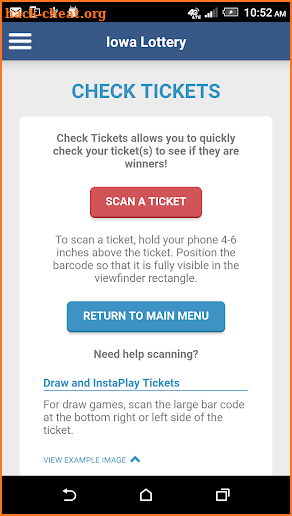 Iowa Lottery’s LotteryPlus screenshot