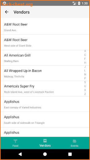 Iowa State Fair Food Finder screenshot