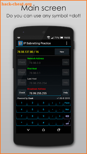 IP Subnetting Practice screenshot