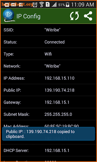 IPConfig - What is My IP? screenshot