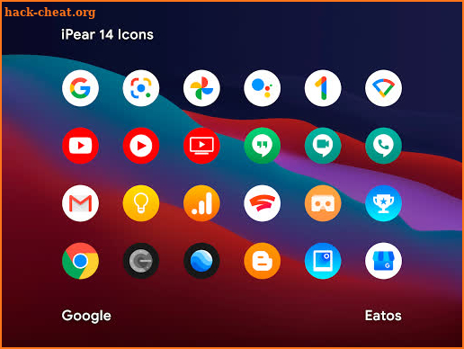 iPear 14 - Round Icon Pack screenshot