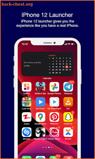 iphone 12 launcher & ilauncher os 13 screenshot