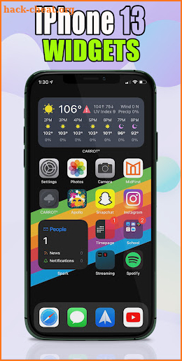 iPhone 13 Launcher, theme for iPhone 13 Pro screenshot